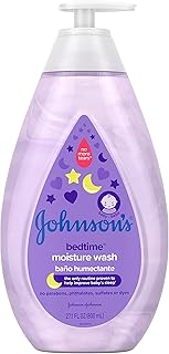 Johnson's Tear-Free Bedtime Baby Moisture Wash with Soothing NaturalCalm Aromas, 27.1 fl. oz