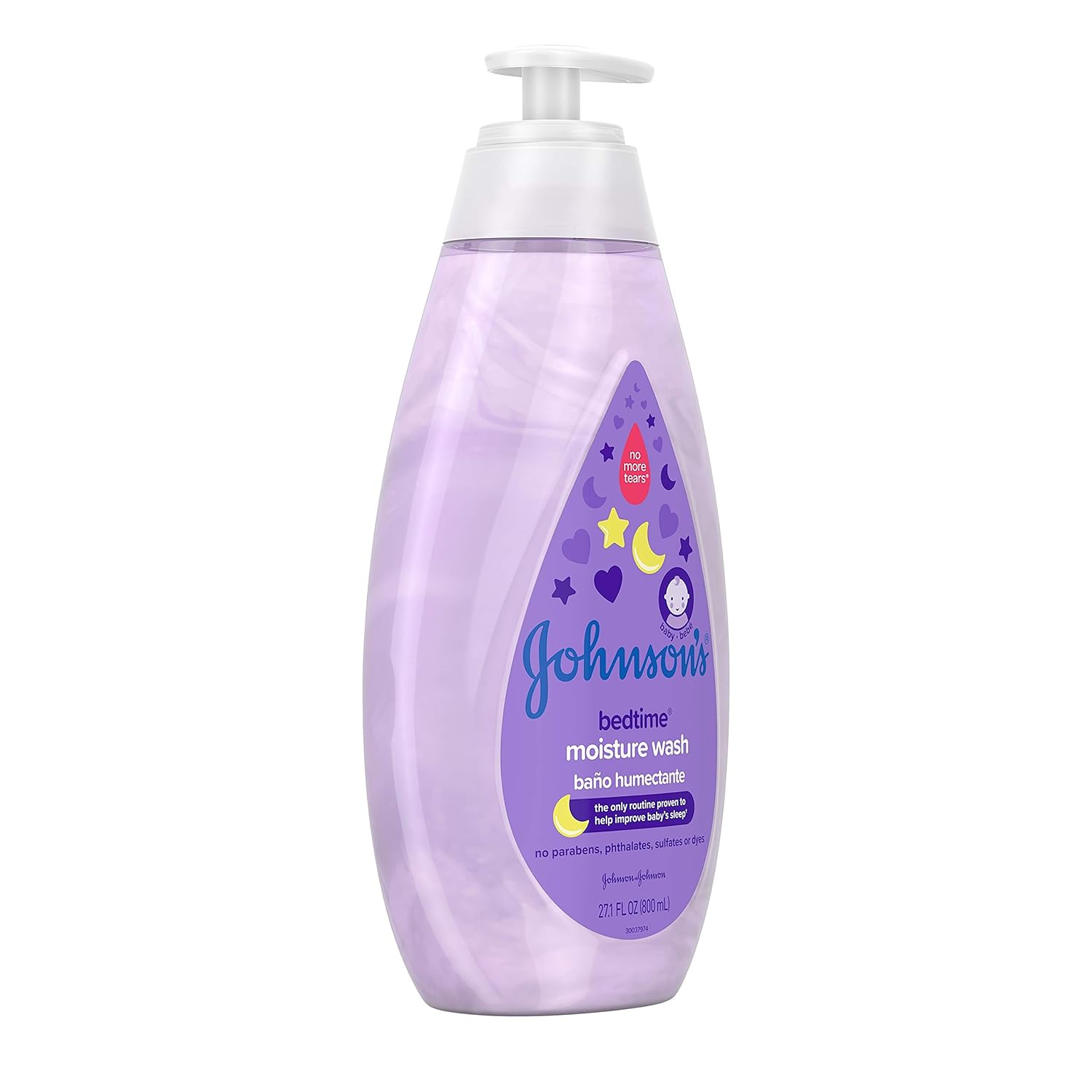 Johnson's Tear-Free Bedtime Baby Moisture Wash with Soothing NaturalCalm Aromas, 27.1 fl. oz-12