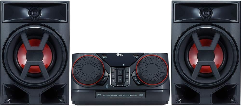 LG CK43 300 Watt Hi-Fi Shelf System (2018)-0