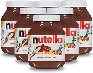 Nutella Chocolate Hazelnut Spread, Perfect Topping for Pancakes, 35.2 Ounce, Pack of 6