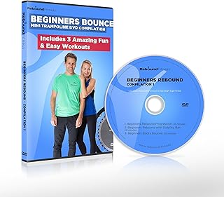 Beginners Bounce Mini Trampoline Exercise DVD Compilation Includes 3 Amazing Fun & Easy Rebounding Fitness Workouts to Help you Lose Weight & Tone Up! by Maximus Pro & Fit Bounce Pro