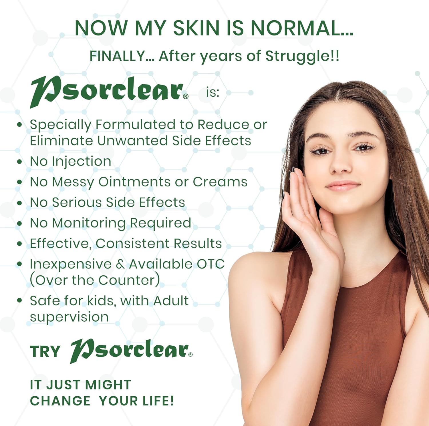 Psorclear-Psoriasis & Eczema Relief | A Proven Effective and All-Natural Product for Psoriasis Eczema & Rosacea Relief That Works - Rated One of The Best (120 Count Bottle)-6