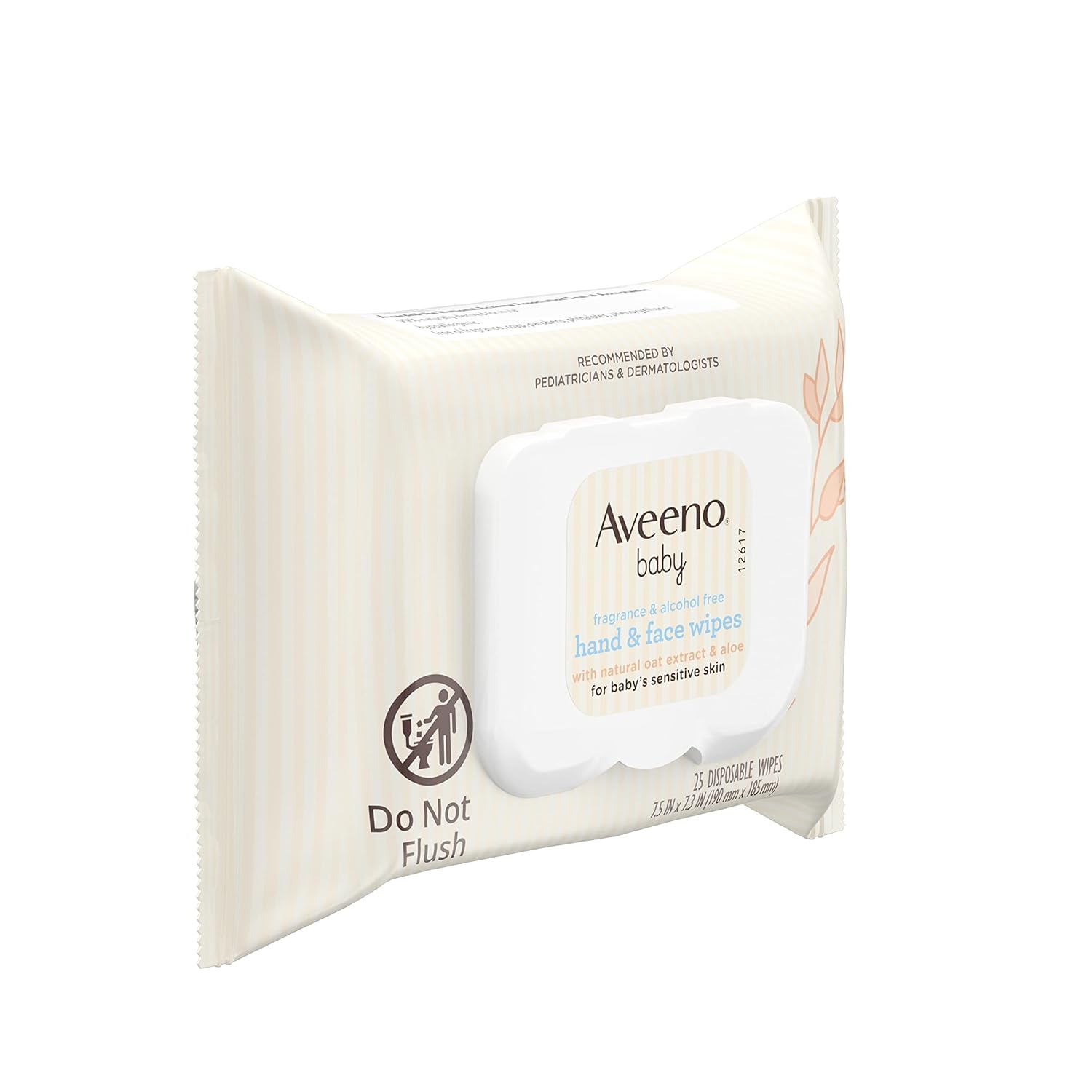 Aveeno Baby Hand & Face Cleansing & Moisturizing Wipes with Oat Extract and Aloe, Fragrance-Free Wipes for Sensitive Skin, Free of Sulfates, Alcohol, Parabens, and Dyes, 25 ct (Pack of 4)-9