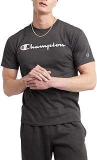 Champion Men's T-Shirt, Classic Graphic T-Shirt, Soft and Comfortable T-Shirts for Men, Script Logo (Reg. or Big & Tall)