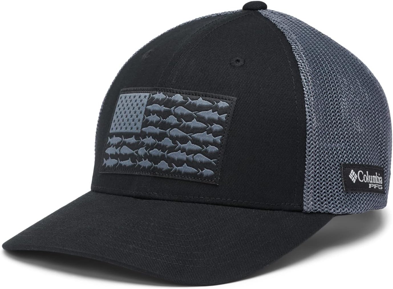 Columbia PFG Fish Flag Mesh Ball Cap-High-2