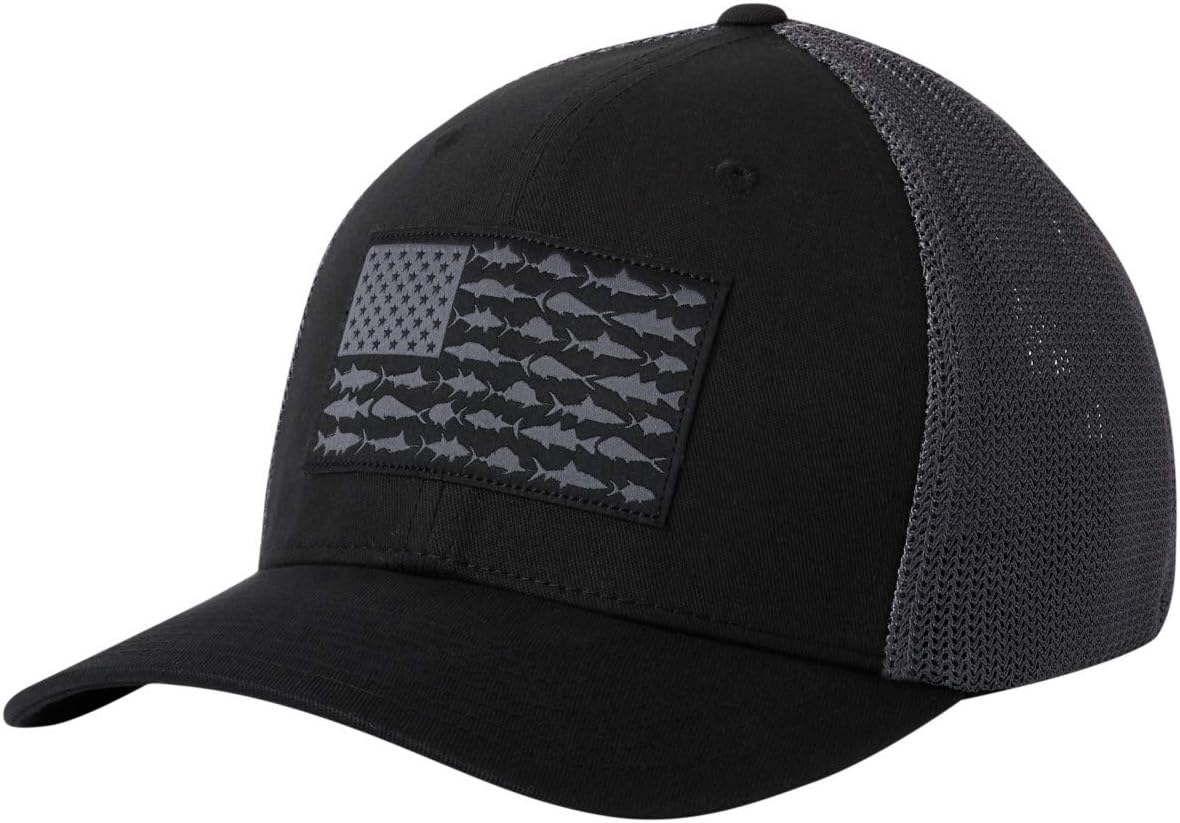 Columbia PFG Fish Flag Mesh Ball Cap-High-3