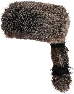 Rhode Island Novelty Raccoon Tail Hat, One Per Order