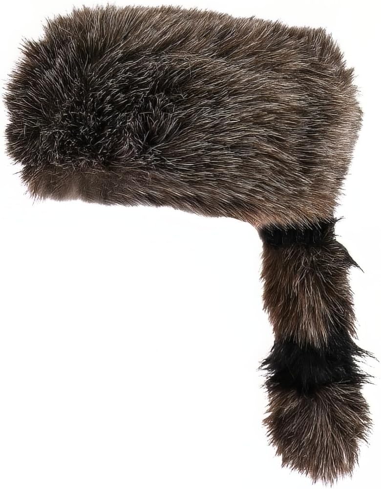 Rhode Island Novelty Raccoon Tail Hat, One Per Order-0