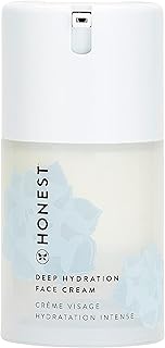 Honest Beauty Deep Hydration Face Cream for All Skin Types | Supports Natural Moisture Barrier | Shea Butter + Baobab Seed Oil | EWG Verified + Cruelty Free | 1.7 fl oz