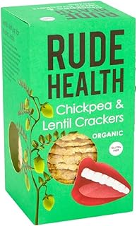 Rude Health Organic Chickpea and Lentil Crackers, 120g