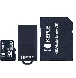 Keple 32GB microSD Memory Card | Micro SD Class 10 Compatible with Victure AC600, AC400, AC200 or Dragon Touch Vision 3 Sports Action Cameras Camcorder Action Camera Cameras | 32 GB