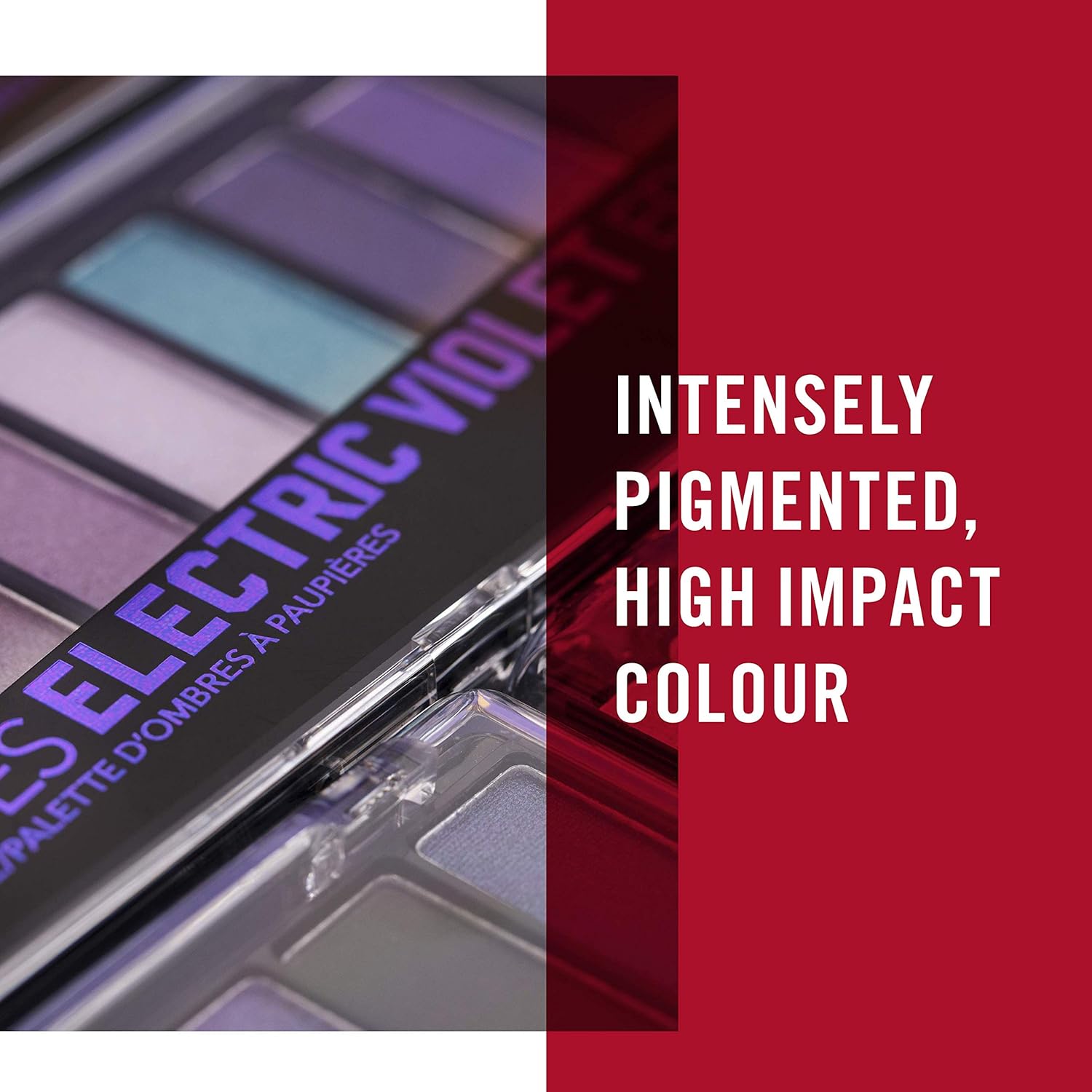 Rimmel London Magnif'Eyes Eyeshadow Palette, 12 Shades, Blendable Formula, Versatile, 008, Electric Violet, 0.5oz-4