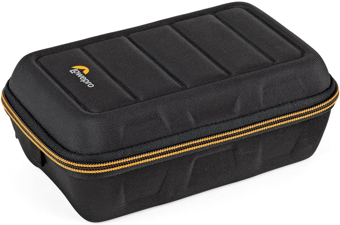 Lowepro Hardside CS 60 Case for Small Drone, Mirrorless Cameras or 2 Action Cameras, 1-2 Lenses, Accessories, 14.00 x 8.51 x 22.71 cm, Black-2