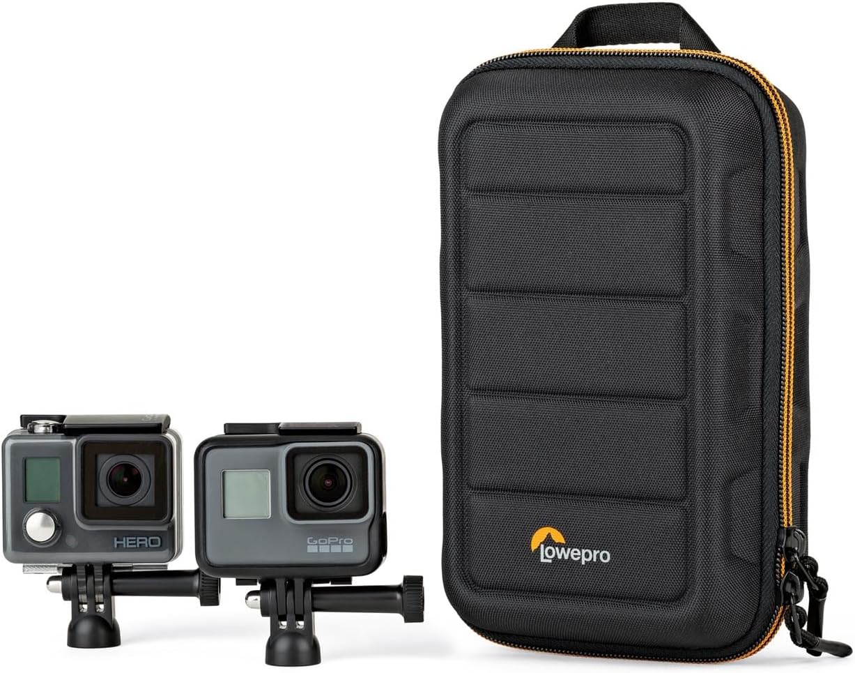 Lowepro Hardside CS 60 Case for Small Drone, Mirrorless Cameras or 2 Action Cameras, 1-2 Lenses, Accessories, 14.00 x 8.51 x 22.71 cm, Black-5