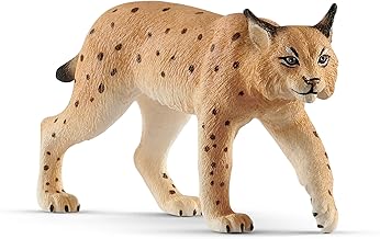 Schleich Wild Life, Realistic North American Forest Animal Toys for Kids, Lynx Toy Figurine, Ages 3+