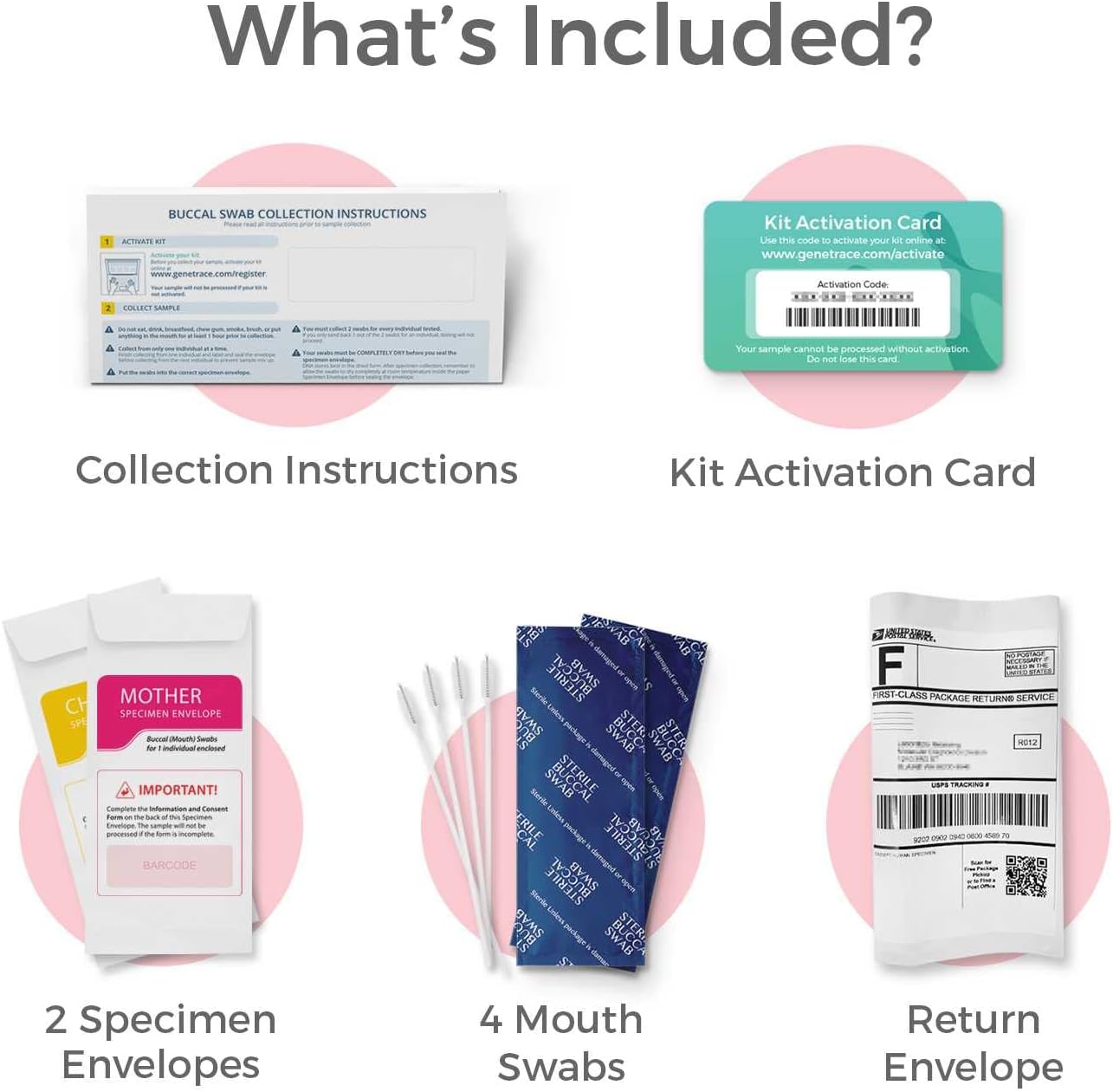 DNA Maternity Test - at-Home DNA Test Kit for Mother and Child - Lab Fees & Shipping Included - Results in 1-2 Days-2