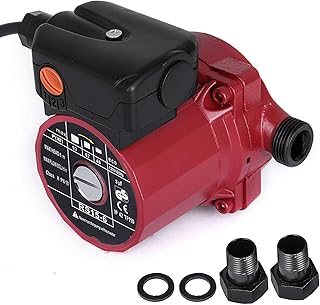 Happybuy Recirculating Pump, 93W 110V Water Circulator Circulating Pump NPT 3/4" w/Brass Fittings, 3-speed Control Recirculation 9.5 Gpm RS15-6 for Electric Water Heater System