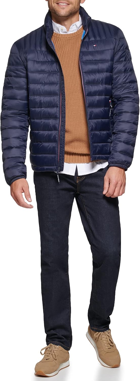 Tommy Hilfiger mens Ultra Loft Lightweight Packable Puffer Jacket (Standard and Big & Tall)-1