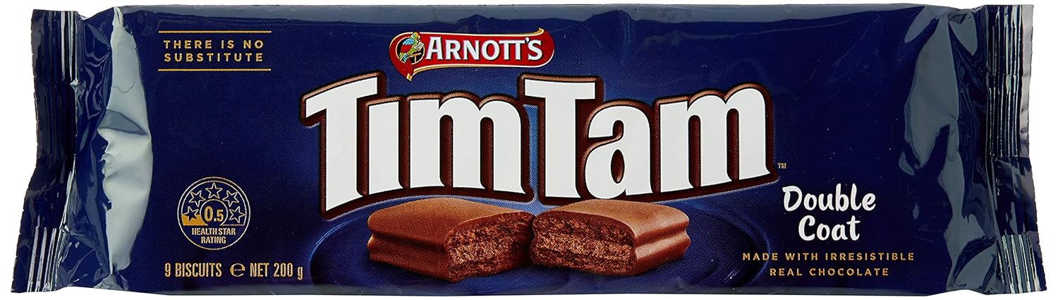 Arnott's Double Coat Chocolate Tim Tam 200g-0