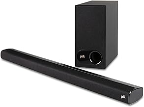 Polk Audio Signa S2 Sound Bar & Wireless Subwoofer – Exclusive VoiceAdjust Technology, Ultra-Slim Design, Works with 4K & HD TVs, HDMI & Optical, Bluetooth, Wireless Streaming