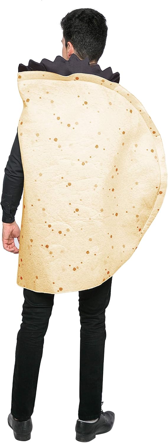 Spooktacular Creations Taco Costume Adult Halloween Costume Burrito Food Costume for Halloween Dress Up Cosplay Party-6