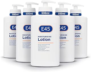 E45 Dermatological Moisturising Lotion, 500 ml, Pack of 5