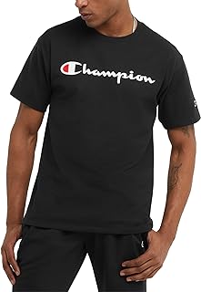 Champion Men's T-Shirt, Classic Graphic T-Shirt, Soft and Comfortable T-Shirts for Men, Script Logo (Reg. or Big & Tall)