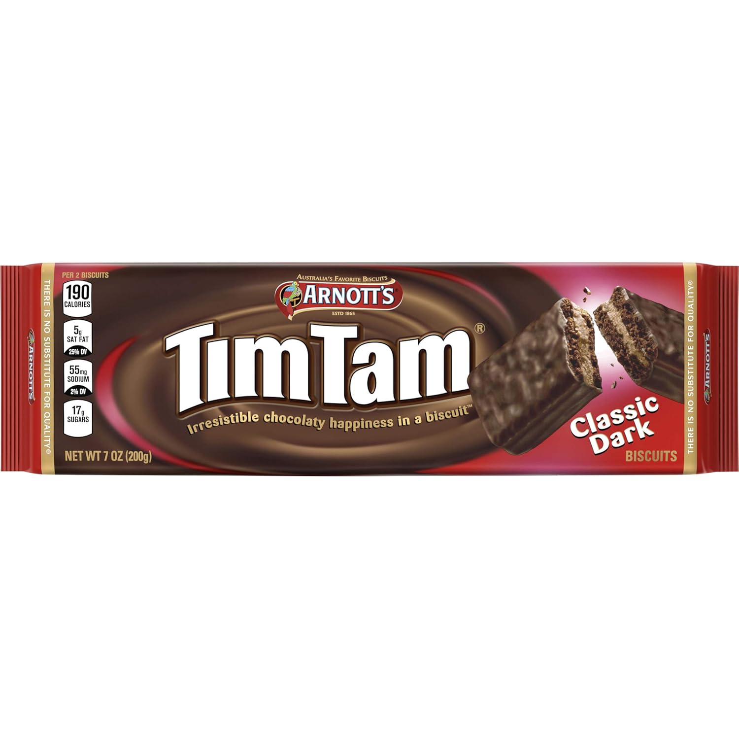 Tim Tam Classic Dark Chocolate Cookies, 7oz Tray-0