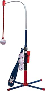 Franklin Sports Grow-with-Me Kids Baseball Batting Tee + Stand Set for Youth + Toddlers - Youth Baseball, Softball + Teeball Hitting Tee Set for Boys + Girls