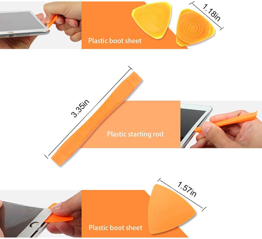 Screen Opening Set Pry Tool - 13 in 1 Mobile Phone Display Replace Kit Electronics Open Tools Pry Bar Opener for iPhone, Ipad Repair-3