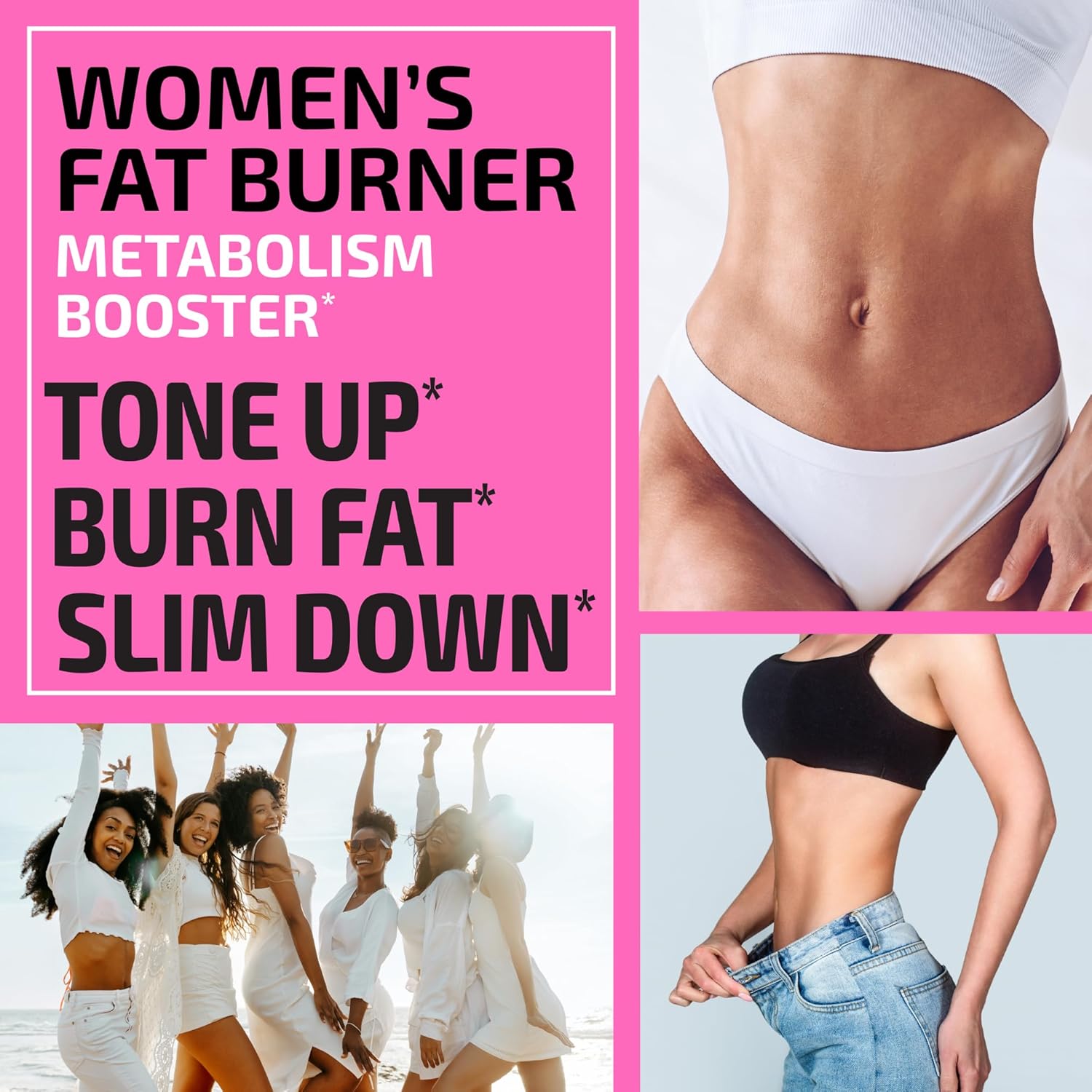 Fat Burners For Women | Weight Loss Pills for Women Belly Fat | Raspberry Ketones | Appetite Suppressant & Metabolism Booster | Back Fat Reducer & Bloating Relief | Diet Pills for Fast Result 60 Ct.-2