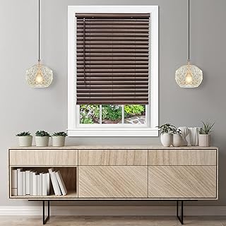 Achim Home Furnishings LUG230MH04 Window Blinds, 30 x 64 inches, Mahogany