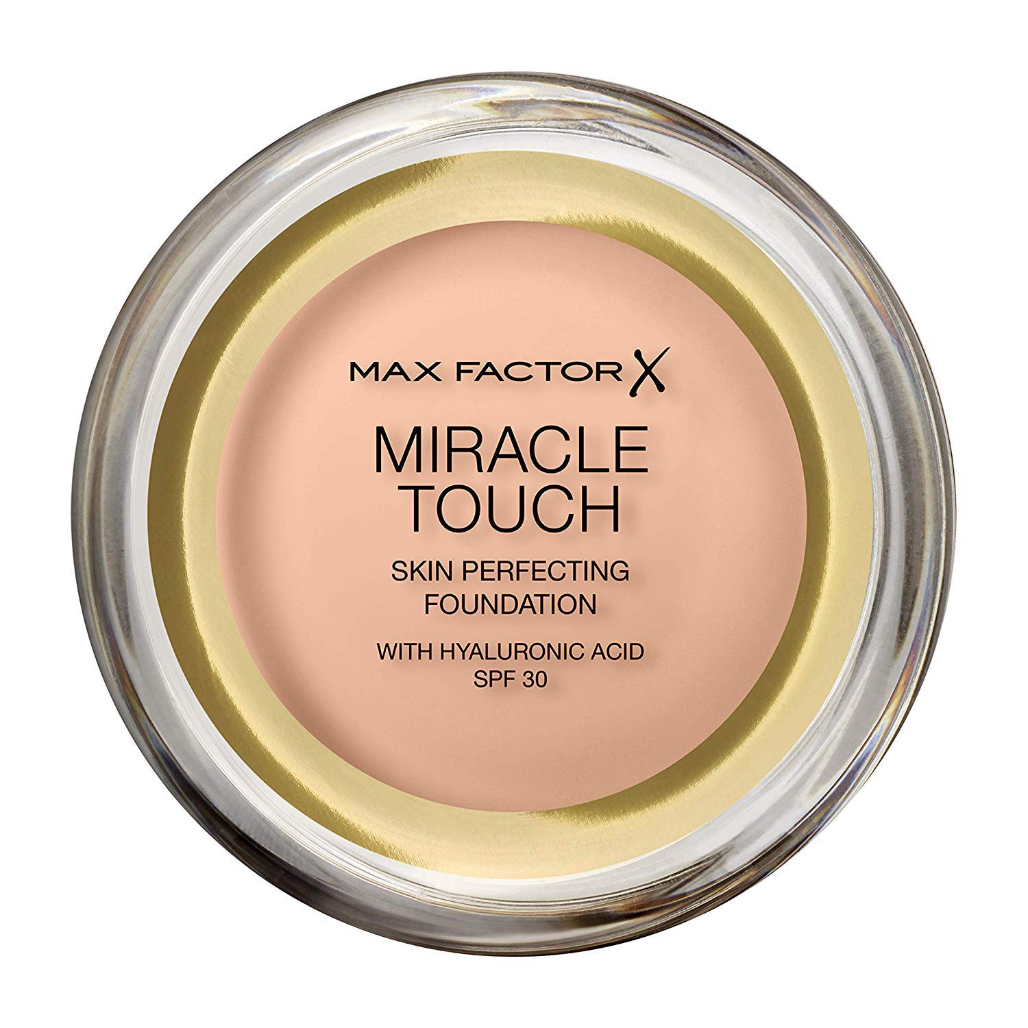 Max Factor Miracle Touch Foundation, New and Improved Formula, SPF 30 and Hyaluronic Acid, 35 Pearl Beige-0