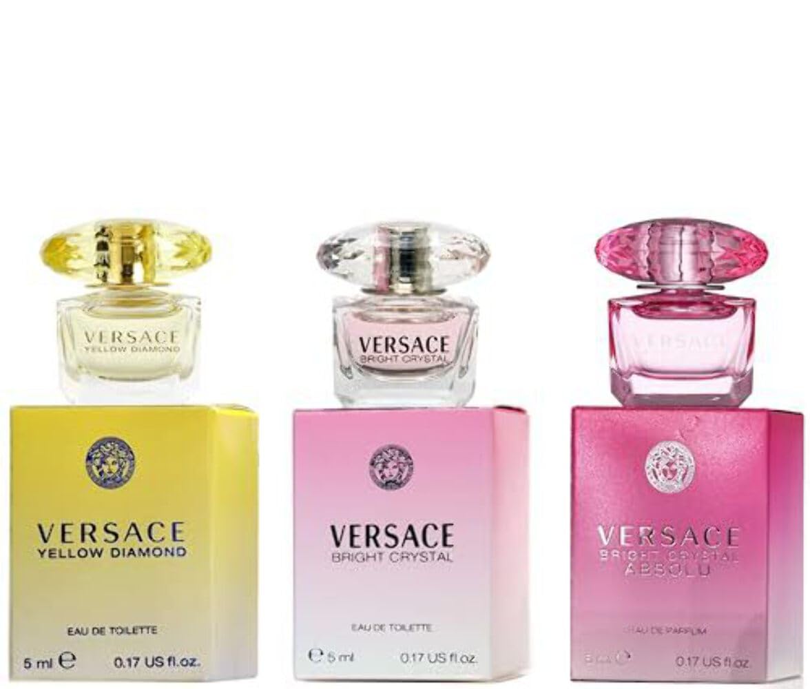 Versace Miniature Variety Trio Collection Perfume Gift Set for Women-4