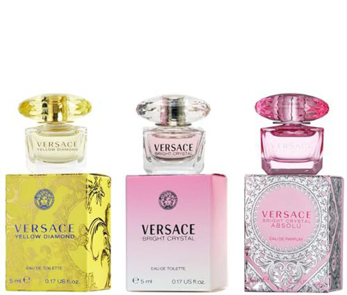 Versace Miniature Variety Trio Collection Perfume Gift Set for Women-5