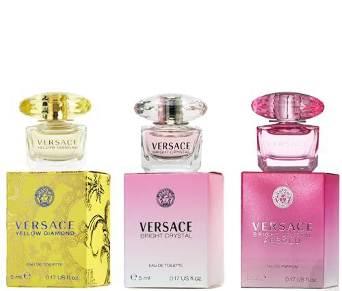 Versace Miniature Variety Trio Collection Perfume Gift Set for Women-6