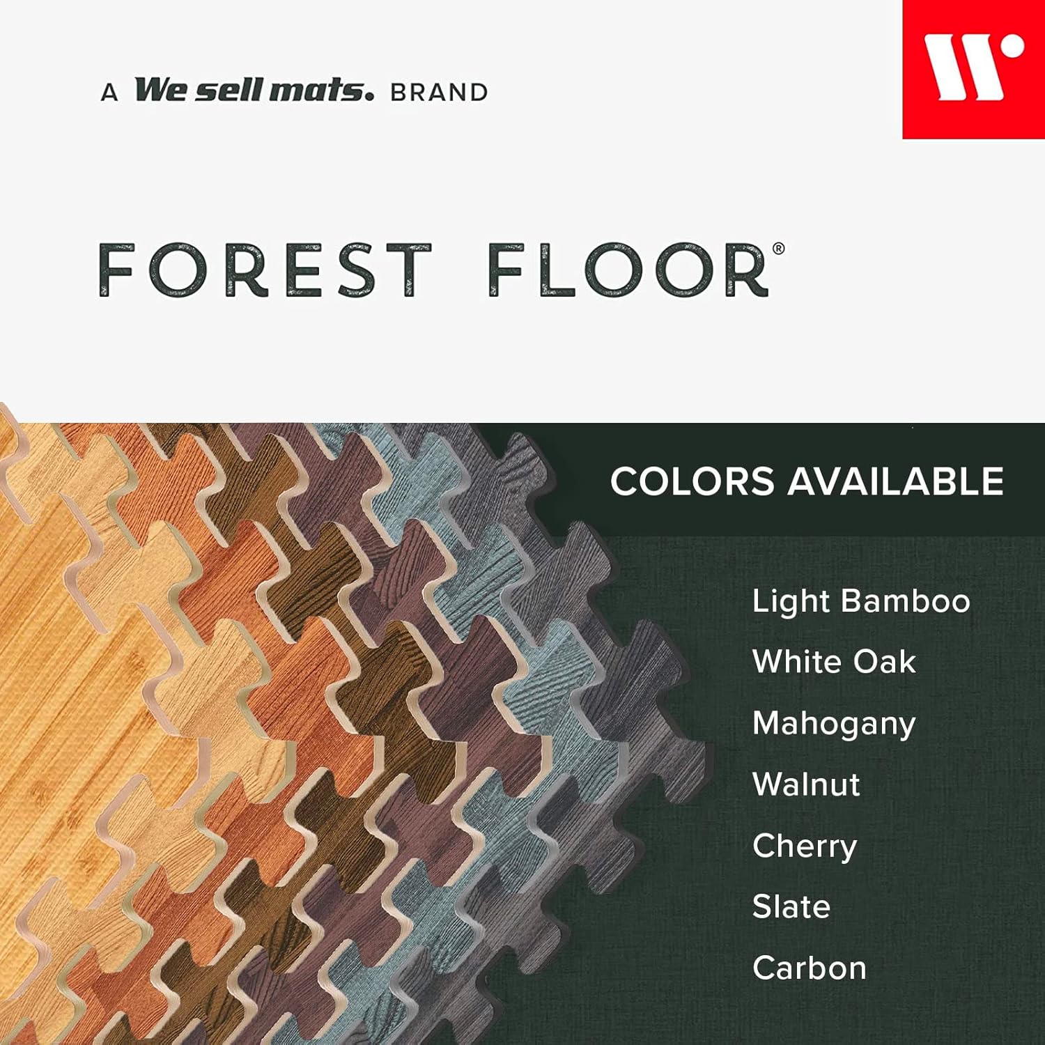 Forest Floor 3/8 Inch Thick Printed Foam Tiles, Premium Wood Grain Interlocking Foam Floor Mats, Anti-Fatigue Flooring – Stylish Flooring Solution-10