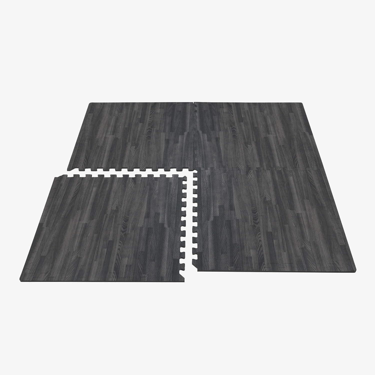 Forest Floor 3/8 Inch Thick Printed Foam Tiles, Premium Wood Grain Interlocking Foam Floor Mats, Anti-Fatigue Flooring – Stylish Flooring Solution-4