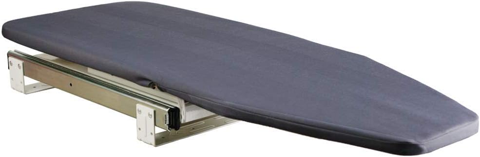 SAROSORA Retractable Ironing Board Closet Pull-Out Stow Away in The Cabinet Easy to Install (Navy Blue)-2