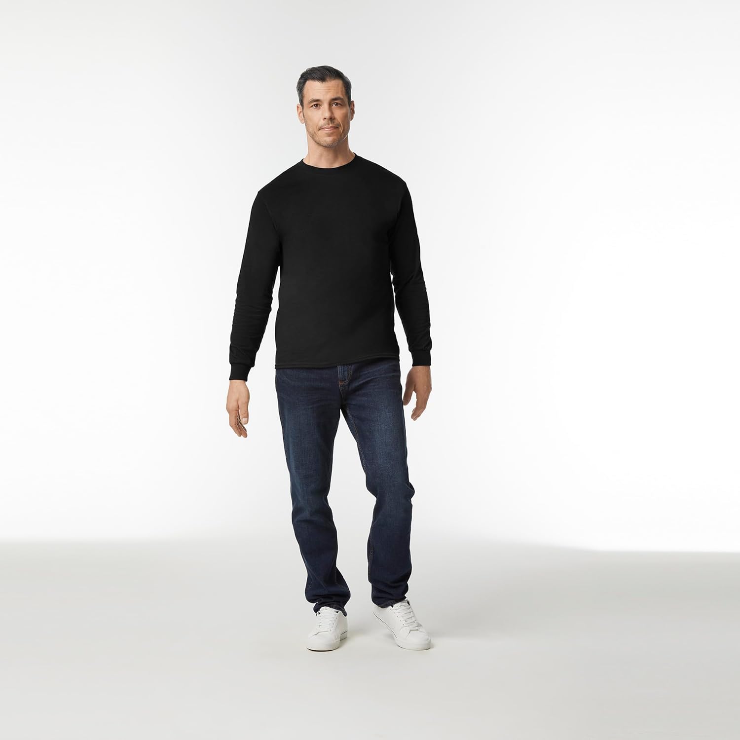 Gildan Adult Heavy Cotton Long Sleeve T-Shirt, Style G5400, 2-Pack-5