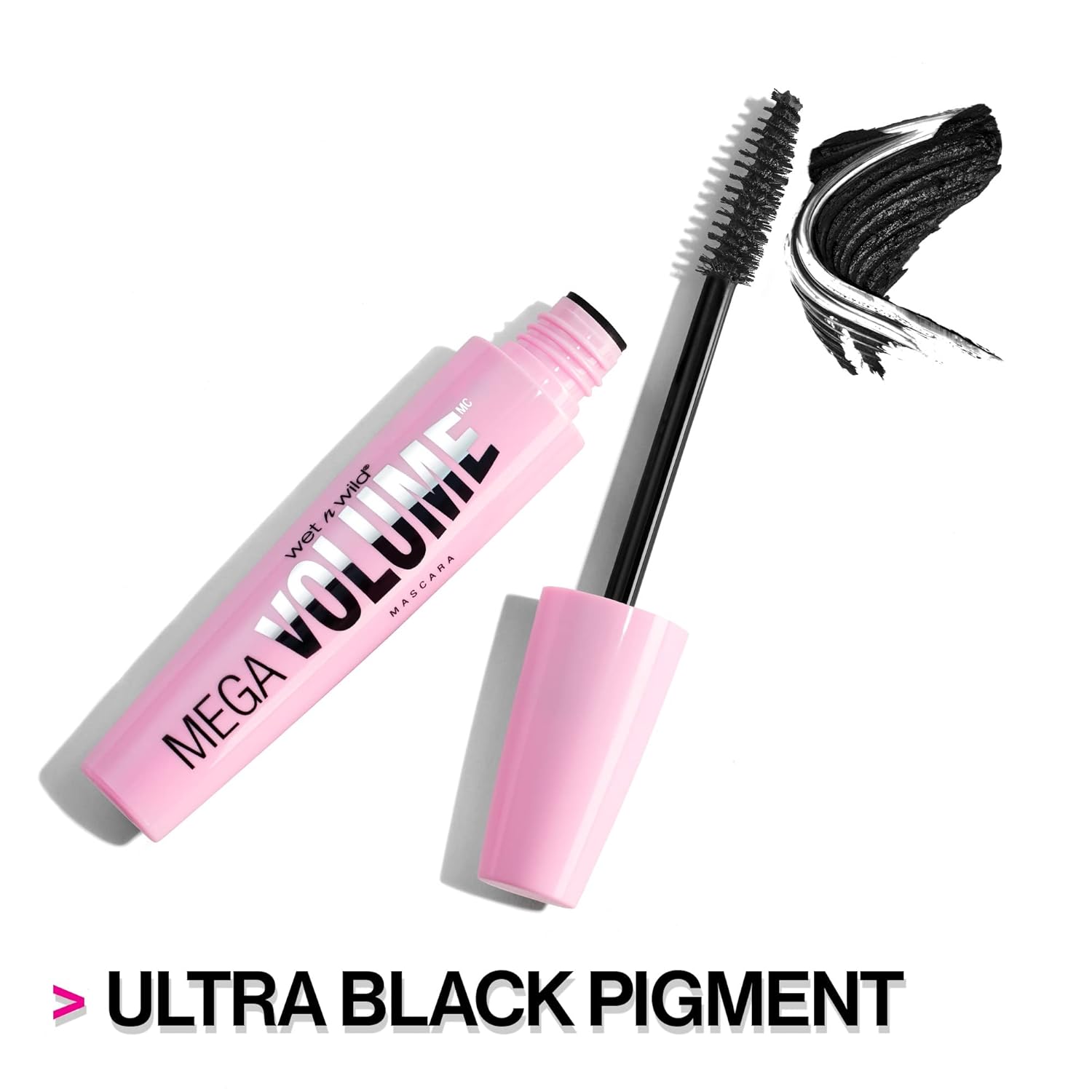 wet n wild Mascara Mega Volume - Vitamin E Enriched Volumizing, Smudge-Resistant Formula, Cruelty-Free, Gluten-Free, Sulfate-Free & Vegan - Black-3