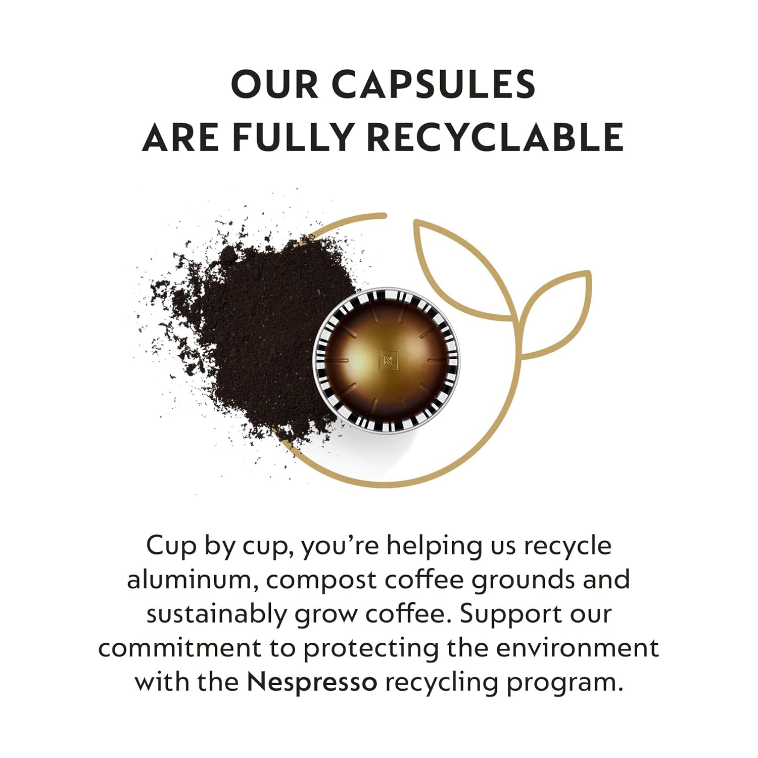 Nespresso Capsules Vertuo, Double Espresso Scuro, Dark Roast Espresso Coffee, 30-Count Coffee Pods, Brews 2.7oz.-4