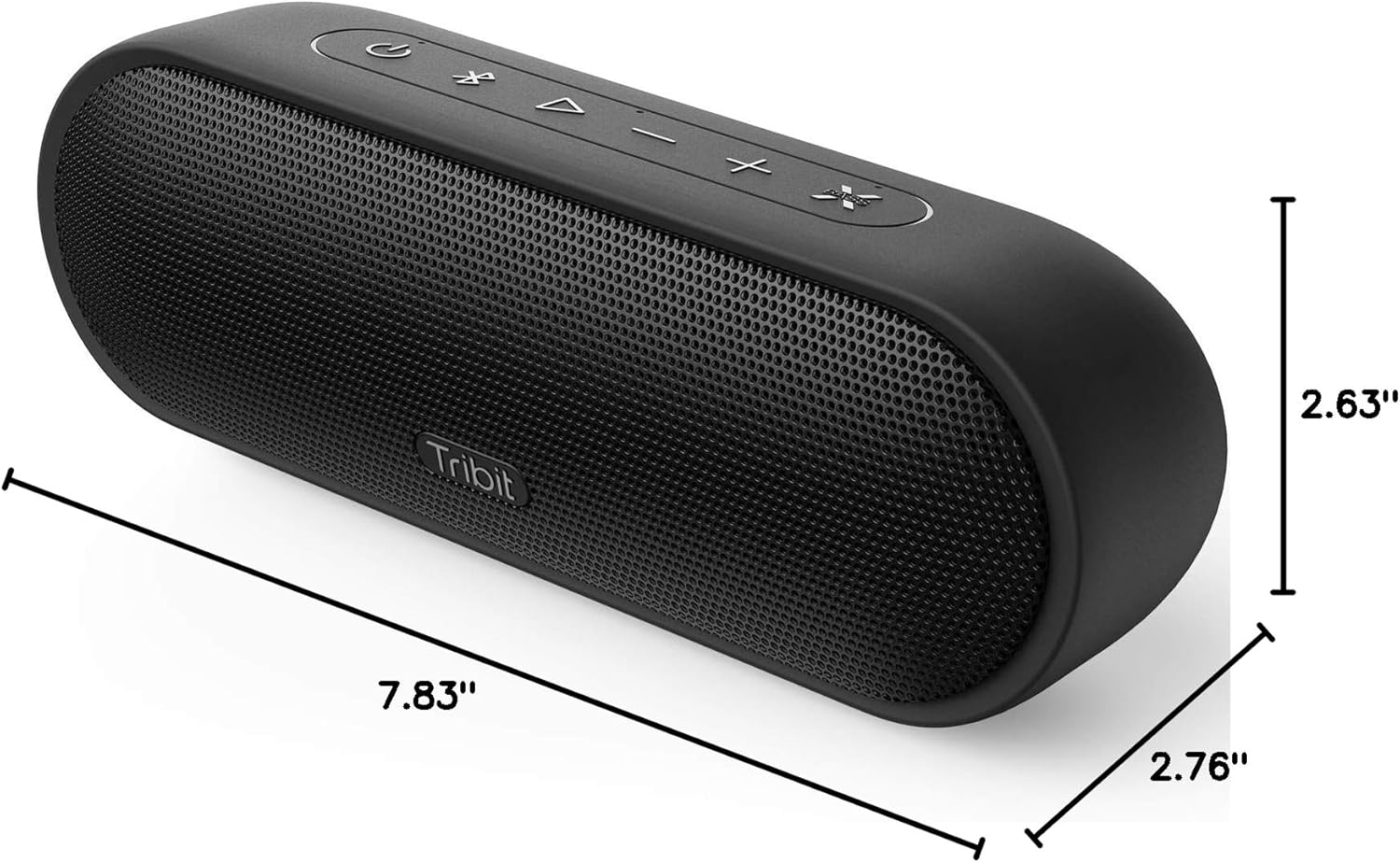 Tribit MaxSound Plus Portable Bluetooth Speaker with 24W Louder Sound, Exceptional XBass, 20H Playtime, IPX7 Waterproof, USB-C, TWS for Party, Outdoor-7