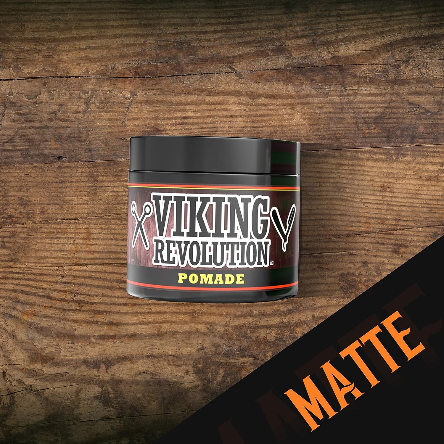 Viking Revolution Hair Pomade for Men (New Formula) - Medium Hold and Matte Shine Free for Classic Look 4oz - Water Based & Easy to Wash Out-4