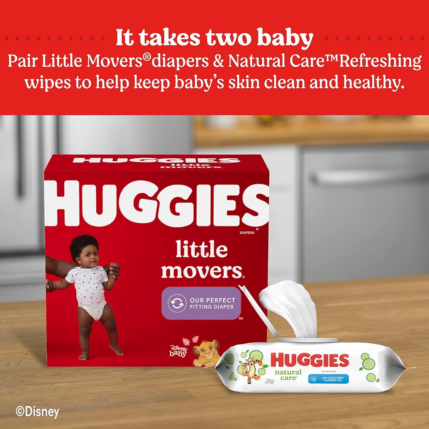 Huggies Natural Care Refreshing Baby Wipes, Hypoallergenic, Scented, 10 Flip-Top Packs (560 Wipes Total), Packaging May Vary-7