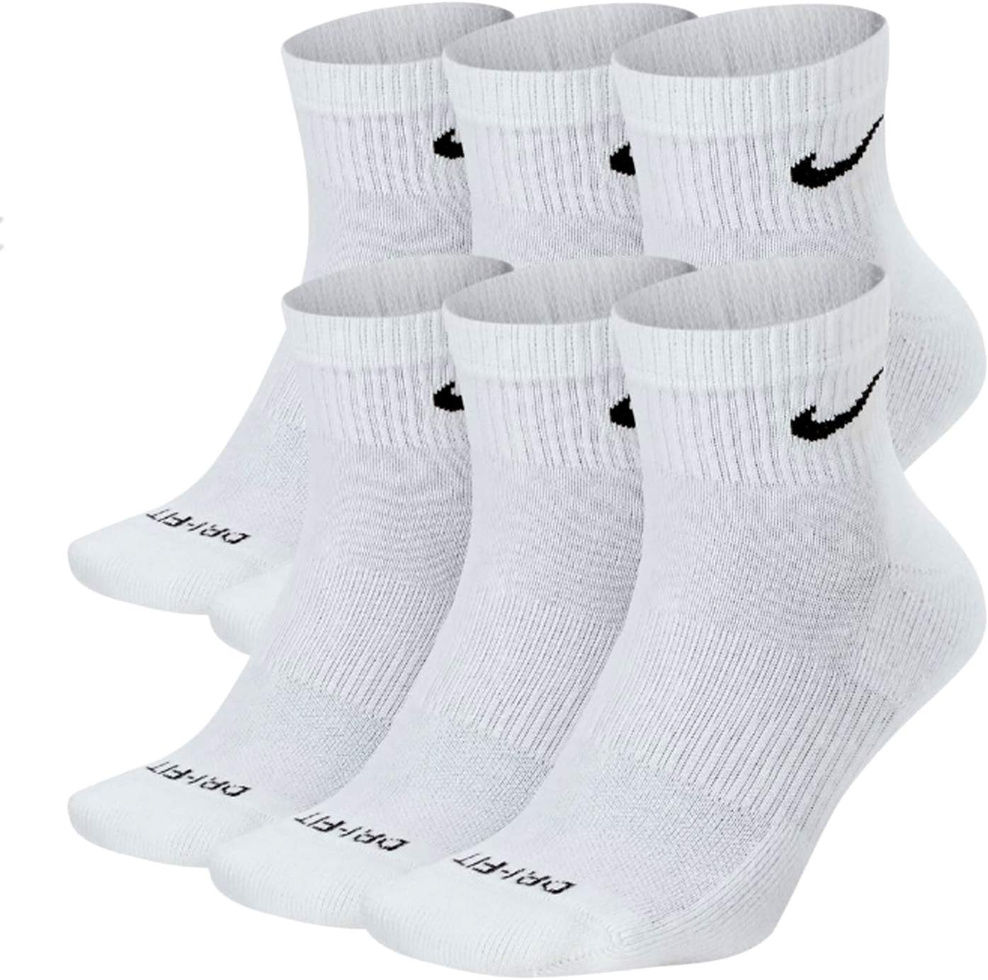 NIKE Plus Cushion Socks (6-Pair)-0