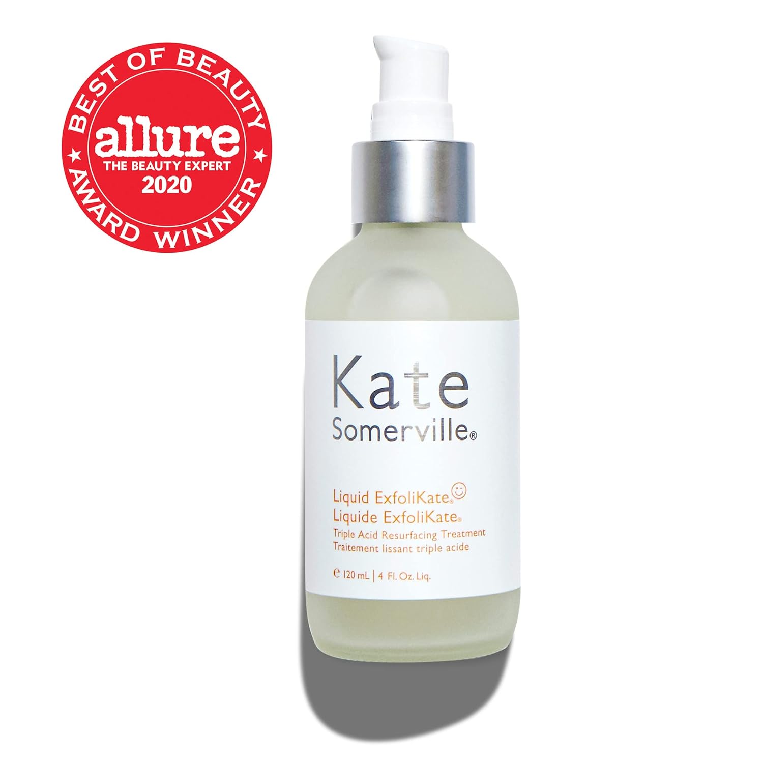 Kate Somerville Liquid ExfoliKate – Triple Acid Resurfacing Treatment – Clinically Formulated AHA Overnight Facial Exfoliator Smooths Skin and Minimizes Pores-1