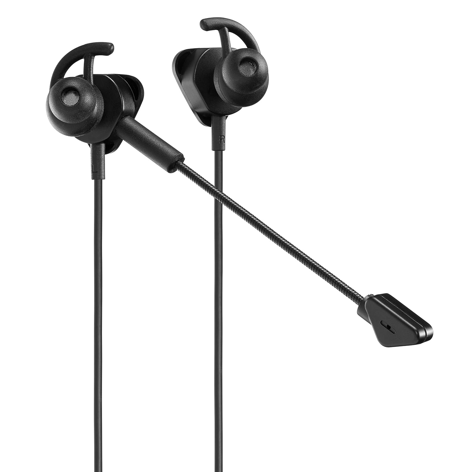 Turtle Beach Battle Buds In-Ear Gaming Headset for Mobile & PC with 3.5mm, Xbox Series X/ S, Xbox One, PS5, PS4, PlayStation, Switch – Lightweight, In-Line Controls - Black/Silver-2