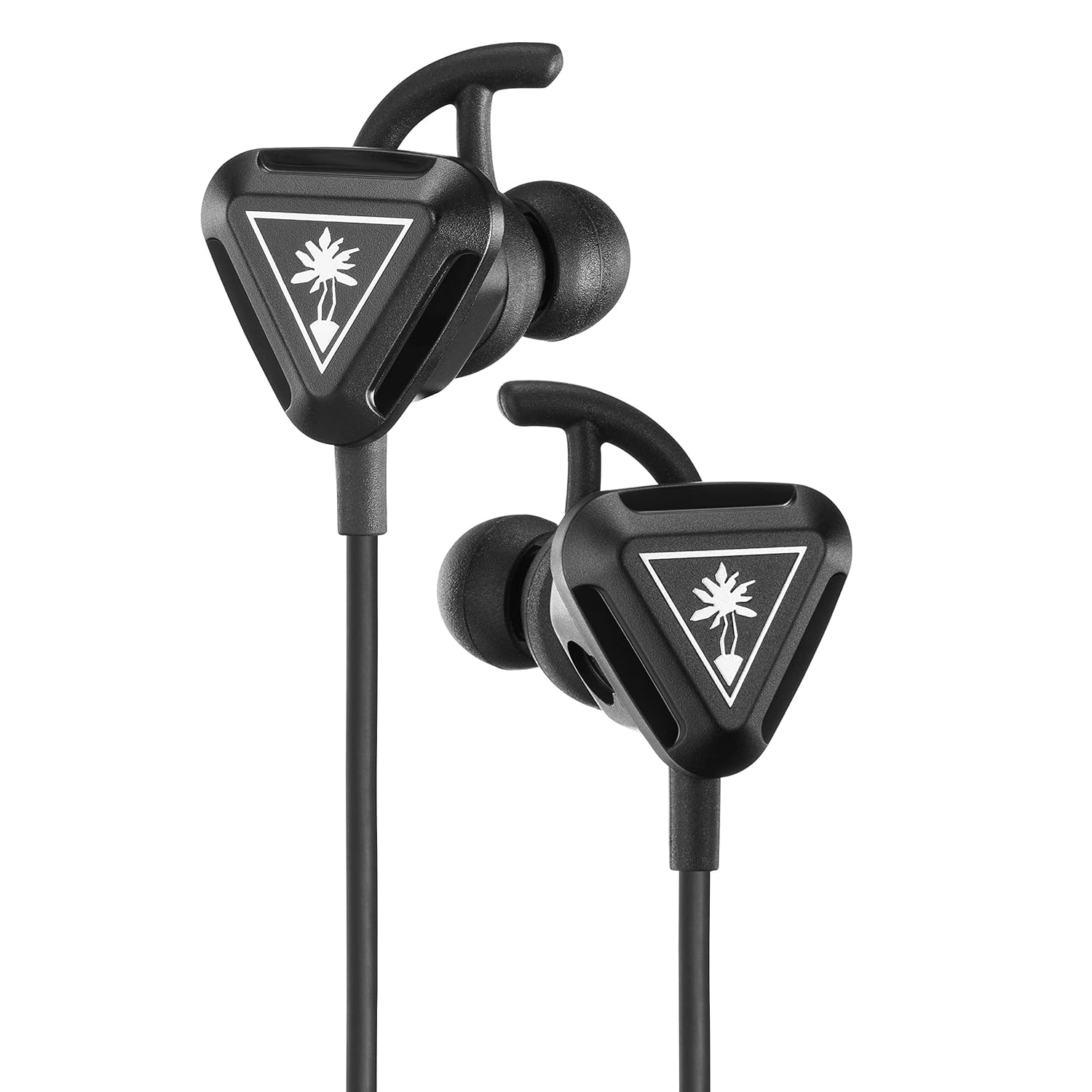 Turtle Beach Battle Buds In-Ear Gaming Headset for Mobile & PC with 3.5mm, Xbox Series X/ S, Xbox One, PS5, PS4, PlayStation, Switch – Lightweight, In-Line Controls - Black/Silver-4