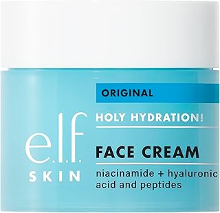 e.l.f. SKIN Holy Hydration! Face Cream, Moisturizer For Nourishing & Plumping Skin, Infused With Hyaluronic Acid, Vegan & Cruelty-Free, 1.8 Oz